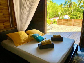 Charmant bungalow tout confort climatisé - Terrasse et ACCÈS PLAGE !